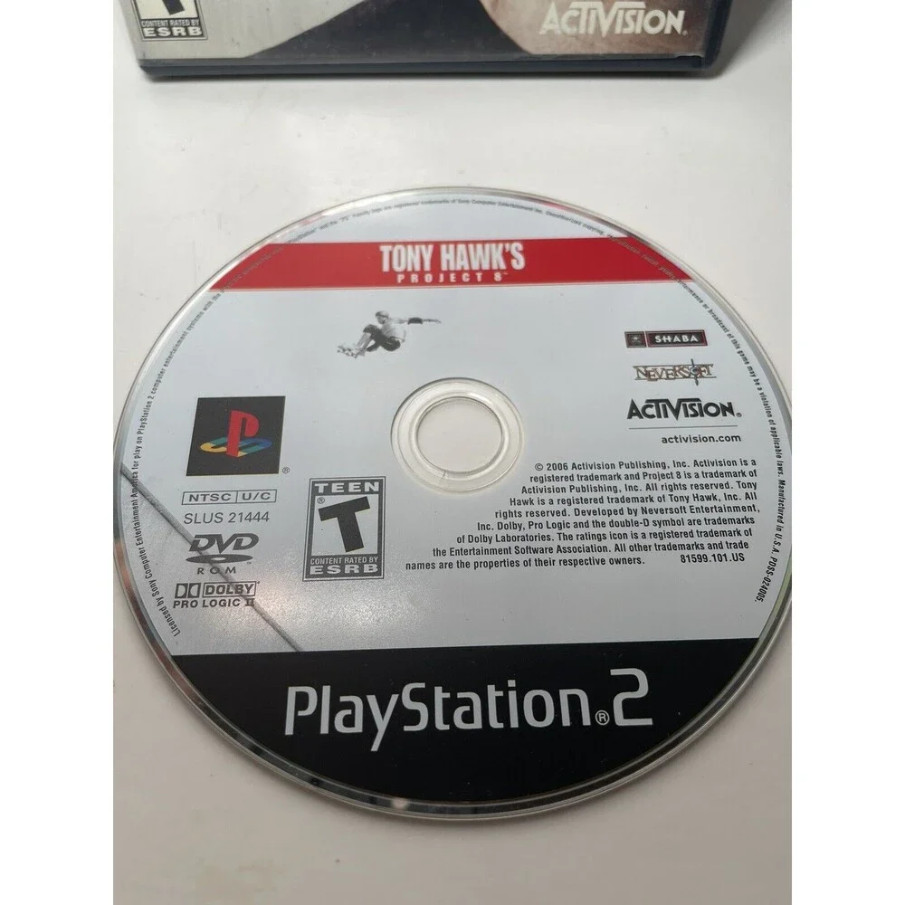 Tony Hawk's Project 8 (Sony PlayStation 2 PS2)